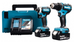 T&ouml;&ouml;riistakomplekt Makita DLX2289TJ (DDF485 + DTD153); 18 V; 2x5,0 Ah aku