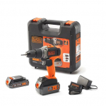 Trell-kruvikeeraja Black & Decker BCD003MEM2K-QW; 18 V; 1x2,0/4,0 Ah aku
