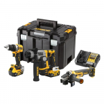 T&ouml;&ouml;riistakomplekt DeWalt DCK355P2T-QW (DCD800 + DCH172 + DCG405); 18 V; 2x5,0 Ah aku