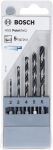Metallipuuride komplekt Bosch HSS PointTeQ; 2-6 mm; 5 tk