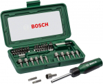 46-osaline tarvikute komplekt Bosch TITANIUM