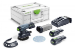Ekstsentriklihvmasin Festool ETSC 125 3,0 I-Plus; 18 V; 2x3,0 Ah aku