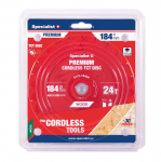 L&otilde;ikeketas Specialist+ LTW1842420/16-T; 184x20x1,0 mm; Z24; 15&deg;