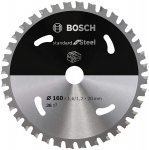 Saeketas metallile Bosch Standard for Steel; 160x20 mm; Z36; 6&deg;