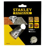 Teemant-segmentkettad kuiv- ja m&auml;rgl&otilde;ikamiseks Stanley STA38102-XJ; 115x22,23 mm