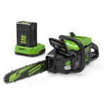 Kettsaag Greenworks GD60CS40K4; 60 V; 1x4,0 Ah aku.; juhtplaat 40 cm