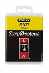 Klambrid Stanley Light Duty; 6 mm; 5000 tk.; t&uuml;&uuml;p A; tsingitud