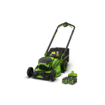 Juhtmevaba muruniiduk Iseliikuv Greenworks LM5104SA38Ah; 40 V; 2x5,0 Ah akud + 8,0 Ah aku