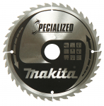 Saeketas puidule Makita Specialized TCT; 190x30 mm; Z44; 23&deg;