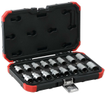 Padrunite ja otsikute komplekt Gedore 3300009; 1/2''; 16 tk