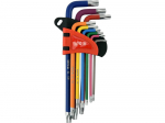 L-t&uuml;&uuml;pi kuuskant v&otilde;tmete komplekt Yato YT-05633; 9 tk