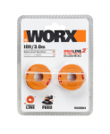 Trimmeri pool ja j&otilde;hv Worx WA0004.1; 1,65 mm/3 m; 2 tk