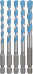 Universaalne puuride komplekt Bosch 2608900586; 5,5-8 mm; 5 tk