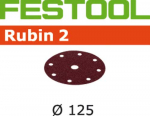 Lihvpaber ekstsentriklihvmasinatele Rubin2; 125 mm; P100; 50 tk