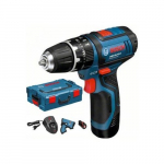 L&ouml;&ouml;ktrell-kruvikeeraja Bosch GSB 12V-15; 12 V; 2x2,0 Ah aku