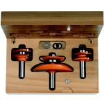 Freeside komplekt CMT for raised panel with backcutter; 12 mm); profile D; 3 osa.