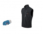 Soojendusega vest Bosch GHV 12; 3XL; 12 V + usb adapter GAA 12V-21 (ilma aku ja laadijata)