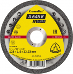 Abrasiiv l&otilde;ikeketas Klingspor A 646 R Supra; 125x1,6 mm; 25 tk