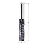 SOLID CARBIDE BIT FOR COMPOSITE D=6.35x25.4x63.5 RH (END MILL)