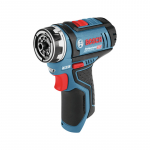 Trell-kruvikeeraja Bosch GSR 12V-15 FC Solo; 12 V (ilma aku ja laadijata)