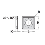 H&ouml;&ouml;vel CMT 790.140.20; 14x14x2 mm; HW-HC; 1 tk