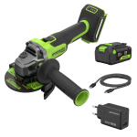 Akunurklihvija Greenworks AG590A1; 24 V; 900 W; 125 mm; 1x4,0 Ah aku