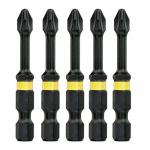 L&ouml;&ouml;kkruvikeerajate otsakute komplekt DeWalt DT7999T-QZ; PH3; 57 mm; 5 tk