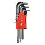 L-t&uuml;&uuml;pi kuuskant v&otilde;tmete komplekt Yato YT-0505; 1,5-10 mm; 9 tk