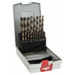 Puuride komplekt Bosch 2608587014; HSS-CO; DIN 338; 19 tk