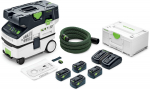 Akutolmuimeja Festool CLEANTEC CTLC MINI I-Plus; 18 V; 4x5,0 Ah aku
