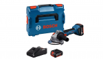 Akunurklihvija Bosch GWS 18V-8 Professional; 125 mm; 18 V; 2x5,0 Ah aku + L-Boxx 136