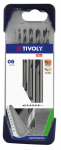 Puidupuuride komplekt Tivoly Clipster PRO; 2-8 mm; 6 tk