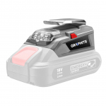 Akutaskulamp Graphite 58G025; 18 V (ilma aku ja laadijata)