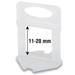 Plaadipaigalduse indikaator Rubi; 11-20 mm; 1,5 mm; 100 tk