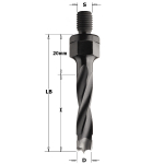 Puidupuur CMT; S=M10 mm; D=8x43 mm