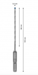 Betoonipuur Bosch Expert SDS Plus-7X; 3,5x100x165 mm