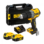 Akul&ouml;&ouml;ktrell DeWalt DCD805P2T-QW; 18 V; 2x5,0 Ah aku