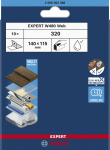Lihvpaber Bosch EXPERT; W480 Web; 115x140 mm; P320; 10 tk