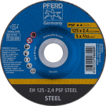 Abrasiiv l&otilde;ikeketas Pferd PSF Steel EH; 125x2,4 mm