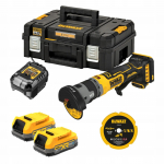 Nurklihvija DeWalt DCG430E2T-QW; 18 V; 76 mm; 2x1,7 Ah aku