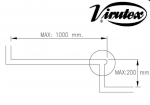 Pikendus Virutex 6046578 PFP; 600-1000 mm