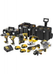 T&ouml;&ouml;riistakomplekt DeWalt DCK755P3T-QW (DCD796 + DCF887 + DCH273 + DCG405 + DCS570 + DCS334 + DCS355); 18 V; 3x5,0 Ah aku