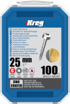 Puidukruvi Kreg SPS-C1; Pan Head; 1''; 25 mm; 100 tk; suur keere