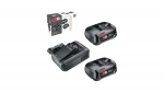 Tarvikute komplekt Bosch Starter Set 18V; 18 V; 2x2,5 Ah aku