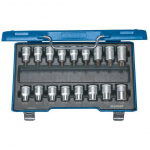 Padrunv&otilde;tmete komplekt Gedore ITX 19 TX-017; 1/2''; 17 tk