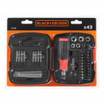 T&ouml;&ouml;riistakomplekt Black & Decker A7175-XJ; 43 tk
