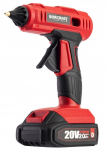 Liimip&uuml;stol Worcraft CLG-S20Li; 20 V; 1x4,0 Ah aku