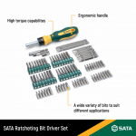 Kruviotsikute komplekt Sata S09326; 80 tk