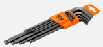 L-t&uuml;&uuml;pi kuuskant v&otilde;tmete komplekt Bahco BE-9770; 1,5-10 mm; 9 tk