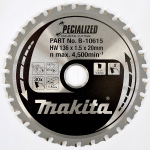 Saeketas metallile Makita; 136x1,5x20,0 mm; Z30; 0&deg;